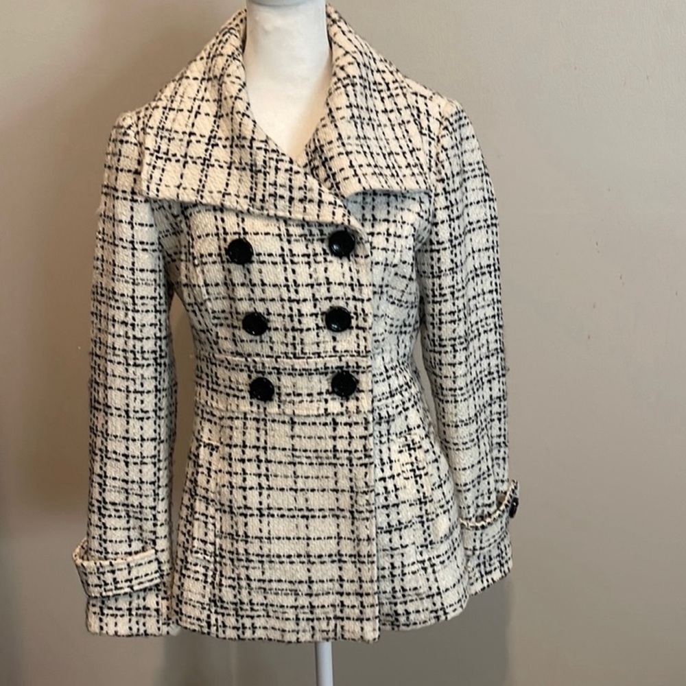 White House black market tweed jacket, size small